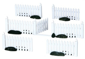 Plastic Picket Fence, Set Of 7
