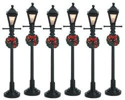 4'' Gas Latern Street Lamp, Set of 6