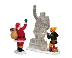 Santa Sculpture