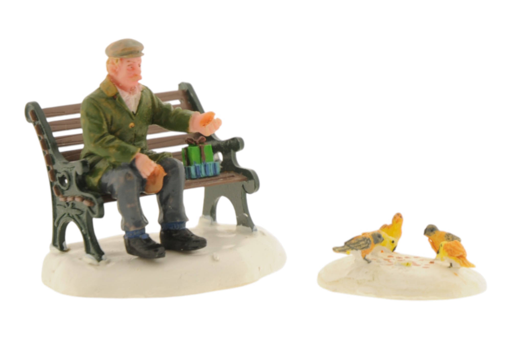 Feeding Pigeons, Set Of 2