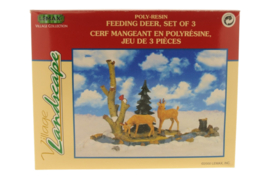 Feeding Deer, Set Of 3