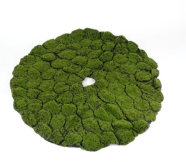 Kerstboomrok Kunstmos Grof - Rond 120cm