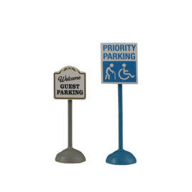 Parking Signs, Set Of 2 - NEW 2026 PRE-ORDER