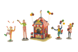 Carnival Ticket Booth with Figurines - Carole Town - Import United States