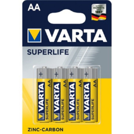 VARTA SUPERLIFE AA - 4 STUKS - R6 1,5V