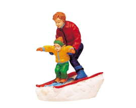 Father & Son Skiing