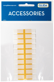 Glida Bioadhesive Labels - Set of 100 pcs