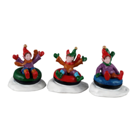Snow Tubers, Set Of 3 - NEW 2026 PRE-ORDER
