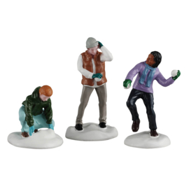 Snowball Fight, Set Of 3 - NEW 2026 PRE-ORDER