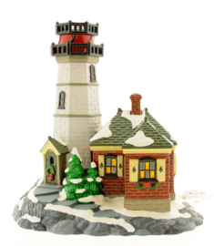 The Original Snow Village - The Christmas Cove Lighthouse