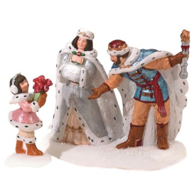 New England Village - Crystal Ice King & Queen