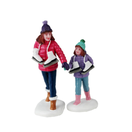 Skating Sisters,  Set Of 2 - NEW 2024