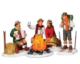 Alpine Ski Party, Set Of 4