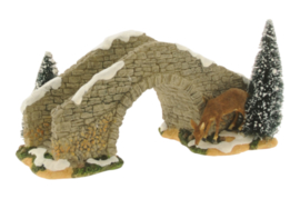 Stone bridge with deer