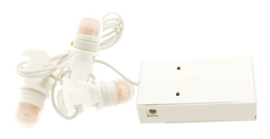 Set 3 led lampjes met batterijadapter - 4.5v