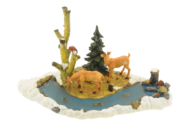 Feeding Deer, Set of 3