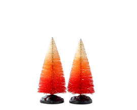 Autumn Sunrise Tree, Small, Set Of 2