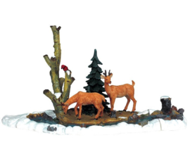 Feeding Deer, Set Of 3