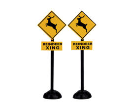 Reindeer Crossing Signs