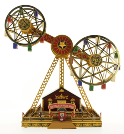 Mr.Christmas Double Ferris Wheel | Mr. Christmas | kerstdorpfan-nl