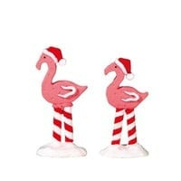 Pink Flamingo's, Set Of 2