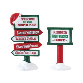 North Pole Signs