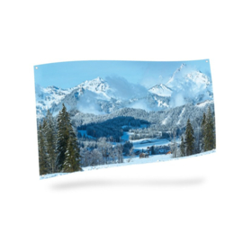 Background Textile Mountain Landscape 150 x 75cm