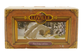 Stone bridge with deer