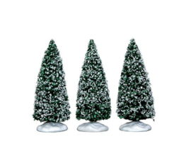 Snowy Juniper Tree, Small, Set Of 3