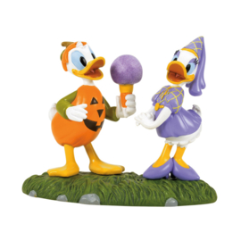 Disney Village - Donald And Daisy Halloween Figurine - NEW 2026