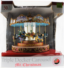Mr. Christmas Triple Decker Carousel