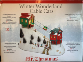 Mr. Christmas Winter Wonderland Moving Cable Cars