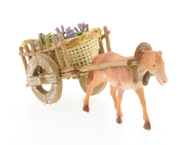horse cart and baskets