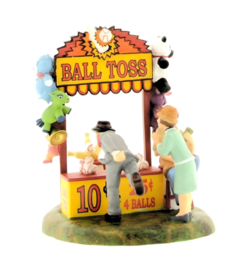The Original Snow Village - Ball Toss At The Carnival