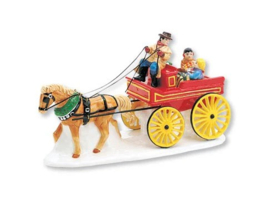 The Original Snow Village - Hitch-up The Buckboard
