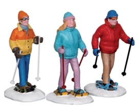 Snowshoe Walkers, Set Of 3