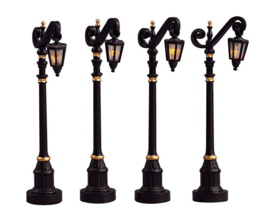 Colonial Street Lamp, Set Of 4