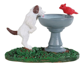 Bird Bath Dog Fountain