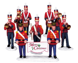 Christmas Parade Marching Band, Set Of 8 