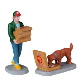 Top Pizza Delivery, Set Of 2 
