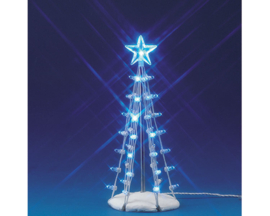 6'' Lighted Silhouette Tree, Blue
