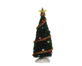 6" Sparkling Green Christmas Tree