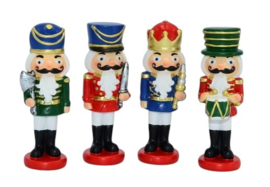 Nutcracker, Set Of 4, 6.5cm