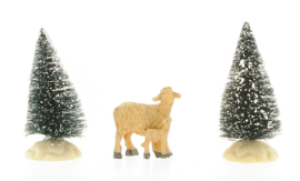 Lambs 4cm, Set Of 2