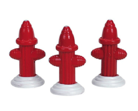 Metal Fire Hydrant, Set Of 3