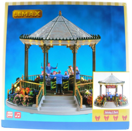 Holiday Garden Green Bandstand