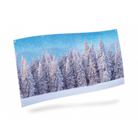 Background - Snowforest 150 X 75cm