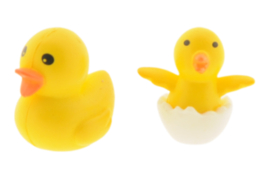 Paaskuiken & Eend, Set of 2, 2cm