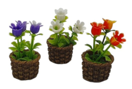 Flower Basket, Set Of 3, 4.5cm