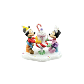 Disney Village - Mickey & Minnie With Cocoa Figurine - NEW 2026